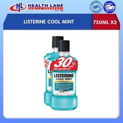LISTERINE COOL MINT (750MLX2)